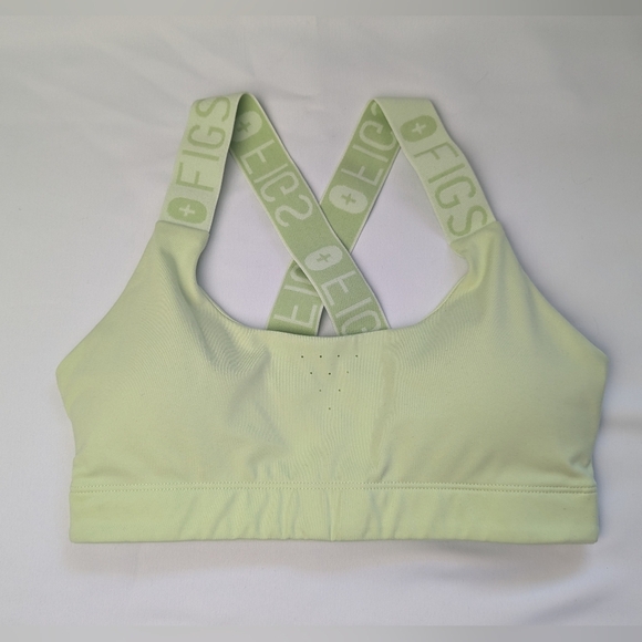 FIGS Underscrub Sports Bra Lime Green Size XS In GREAT Used Condition - Picture 1 of 10